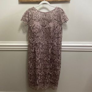Patra Lace Formal Dress Size 18 Great for mother of the bride or groom, mocha